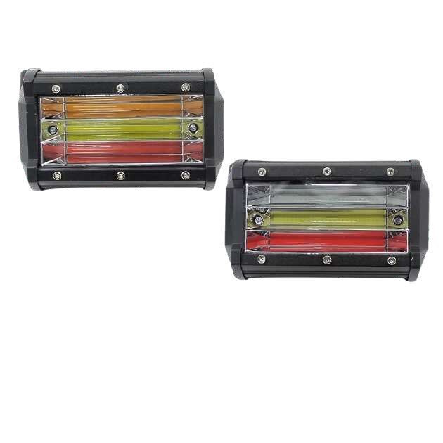 Barra de LED 3 colores 18 pulgadas 4 bloques