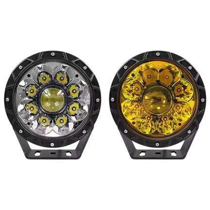 Faro LED redondo de 5 pulgadas blanco