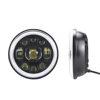 Faro LED redondo 5.75 pulgadas bicolor con ojo de ángel