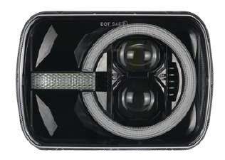Faro rectangular de LED 7 pulgadas 35W
