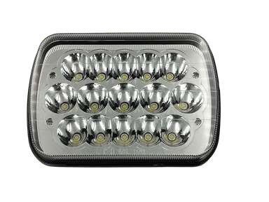 Faro rectangular de LED 7 pulgadas 42W doble proyector