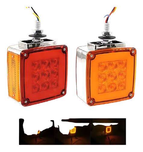 Direccional LED/gel cuadrada grande bicolor