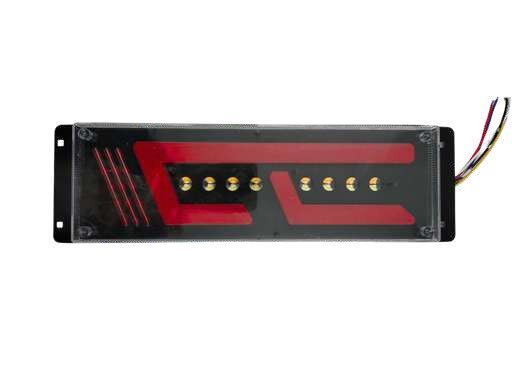 Calavera LED tipo estaca con chasis de metal