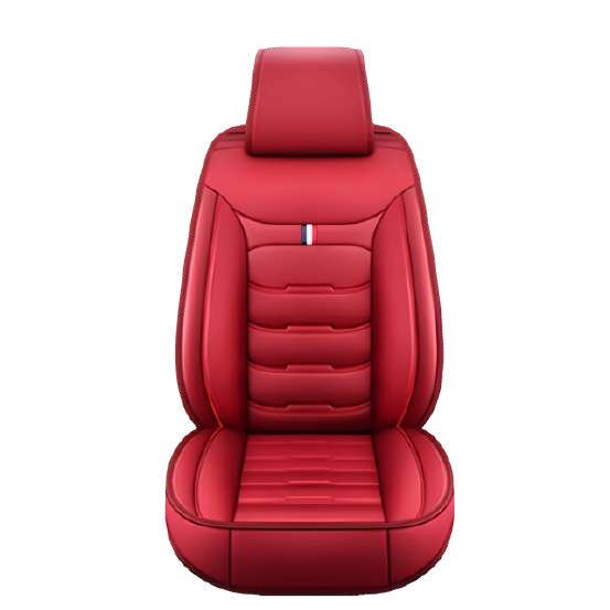 Cubreasiento de vinil Platinum rojo detalle tipo BMW