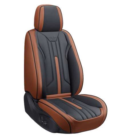 Cubreasiento de vinil Platinum negro detalle tipo BMW