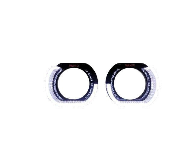 Ojo de ángel bicolor diseño L de 2.5 pulgadas