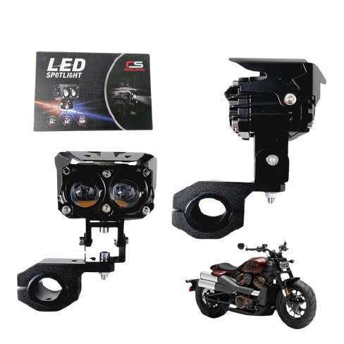 Faro LED CSLUPA2M base motocicleta 2 lupas 40W
