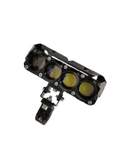 Faro LED CSLUPA4M base motocicleta 4 lupas 45W