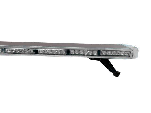 Torreta LED profesional mica transparente 120 cm rojo/azul