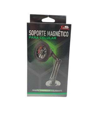 Soporte magnético para celular diseño rin de auto